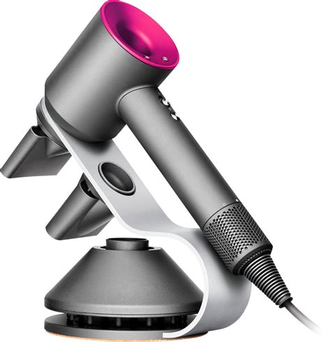 Dyson - supersonic hair dryer - Gently place curls in the diffuser and lift. For thick/coarse hair, use medium speed and medium heat. From Dyson. Includes Supersonic hair dryer, styling concentrator, diffuser, gentle air attachment, flyaway attachment, and wide tooth comb. Approximate measurements: Dryer 10"L x 3"H x 4"W; Cord 9'L; weighs 1.83 lbs.
